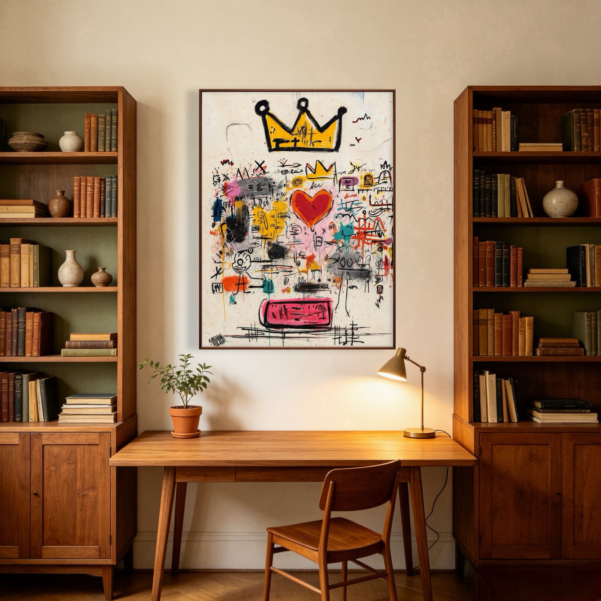 Crown Above Chaos oil painting room view 5