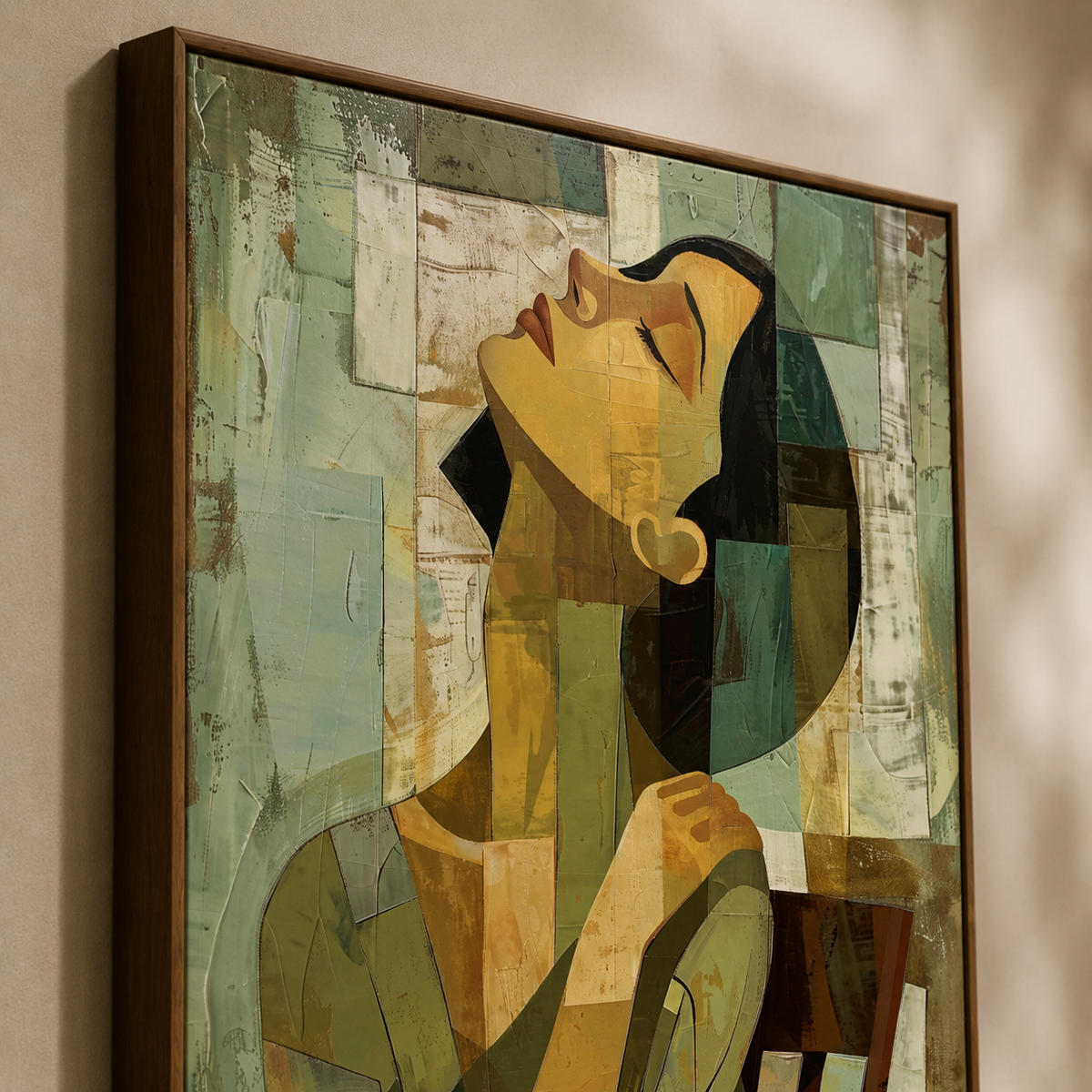 Cubist Upward Gaze — artwork view 6