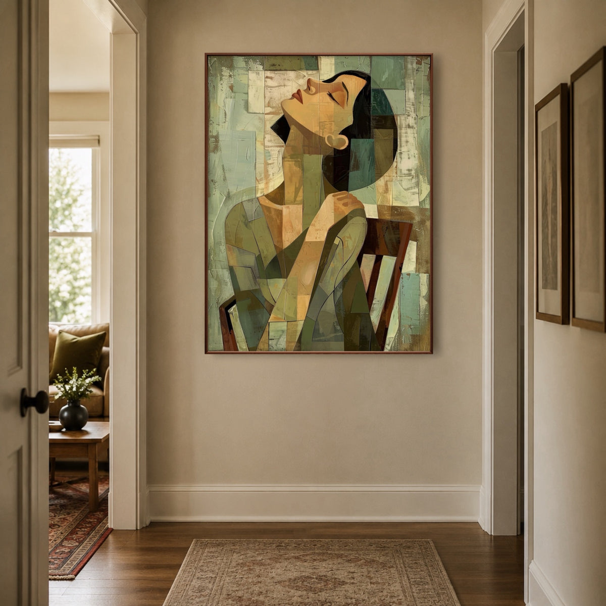 Cubist Upward Gaze — artwork view 7