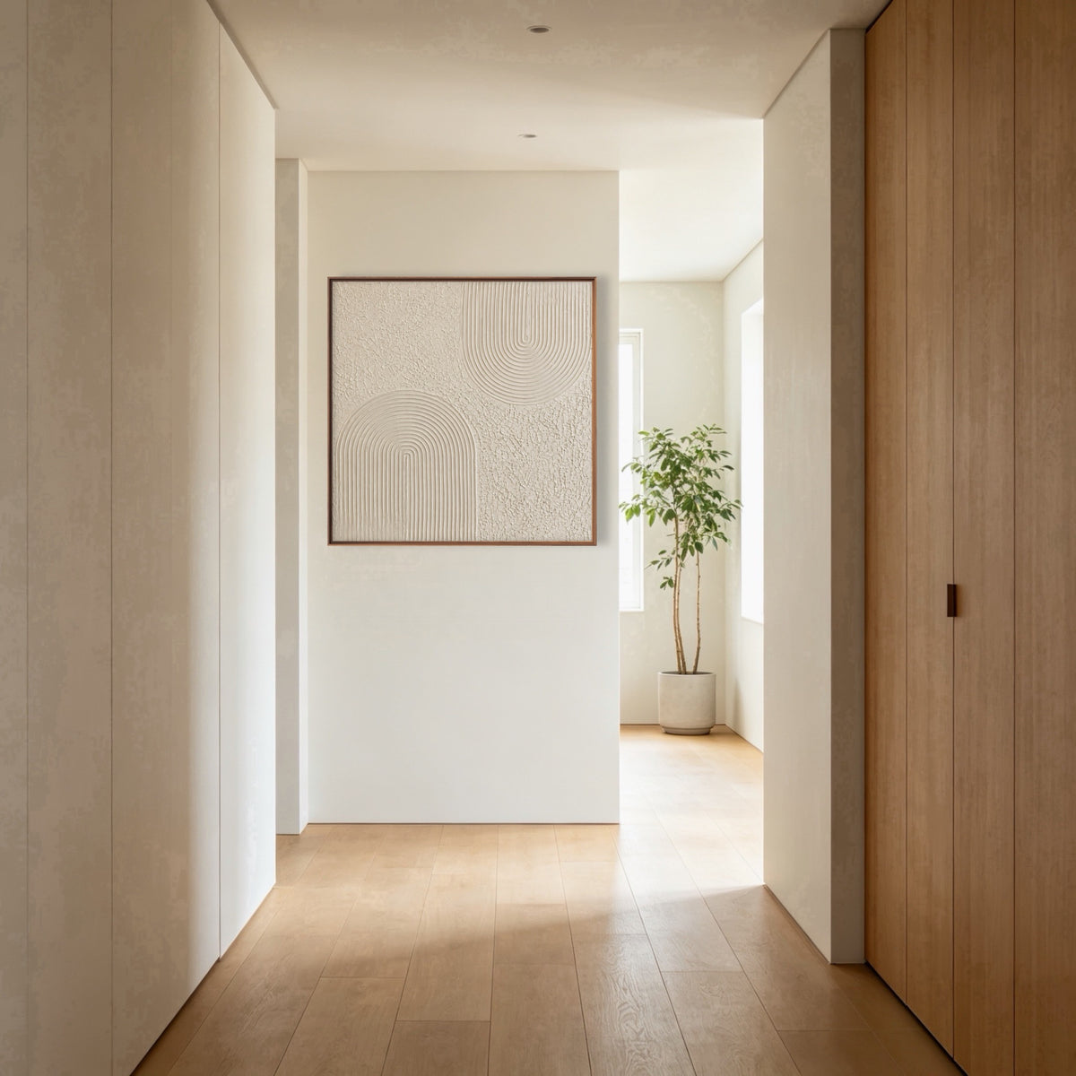 Curves In Balance — square geometric & linear art, view 5
