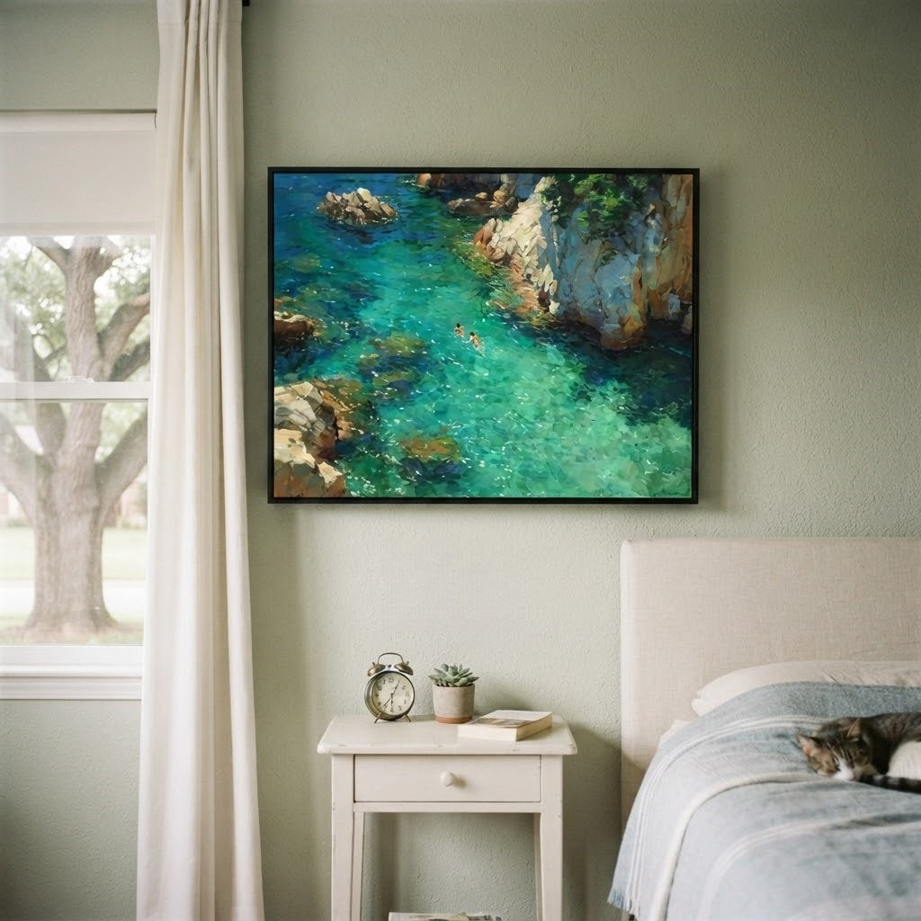 Impressionist Art | Cliff Cove Swimmers