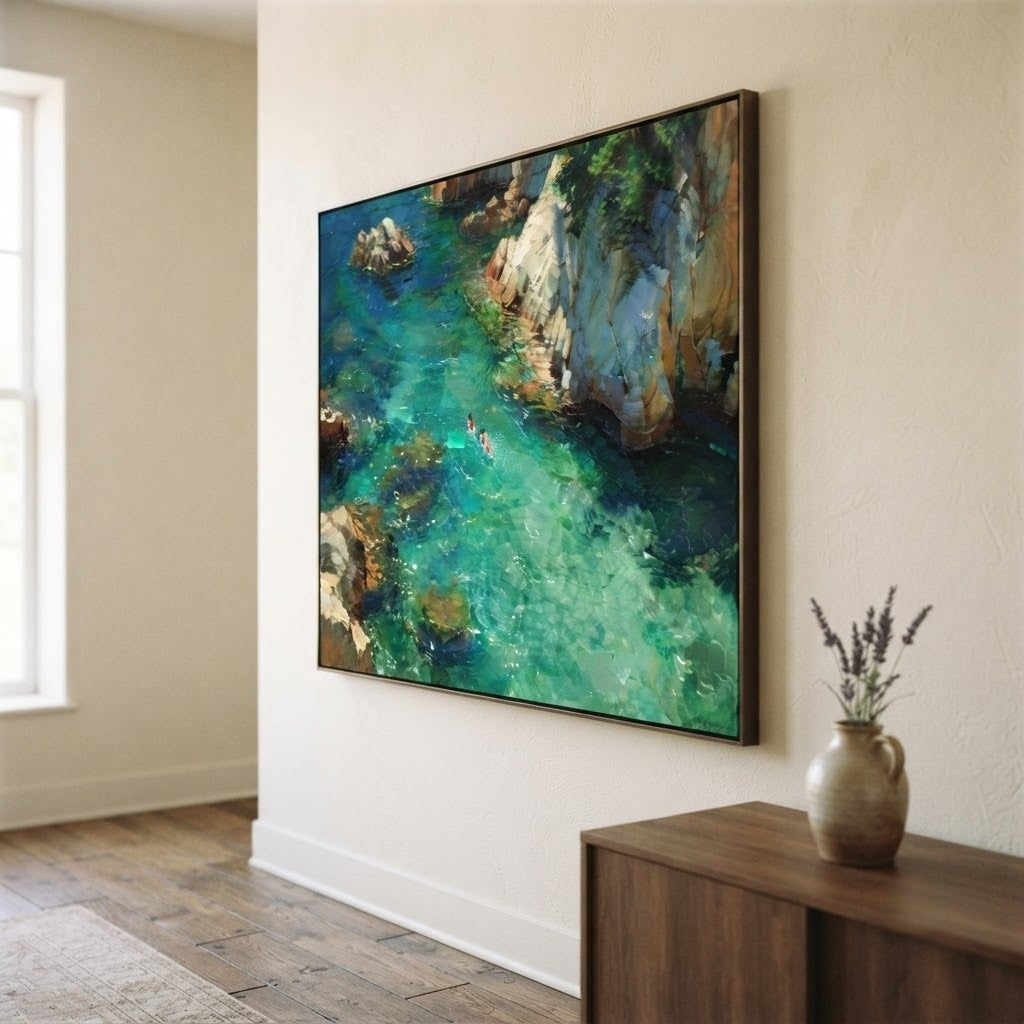 Impressionist Art | Cliff Cove Swimmers
