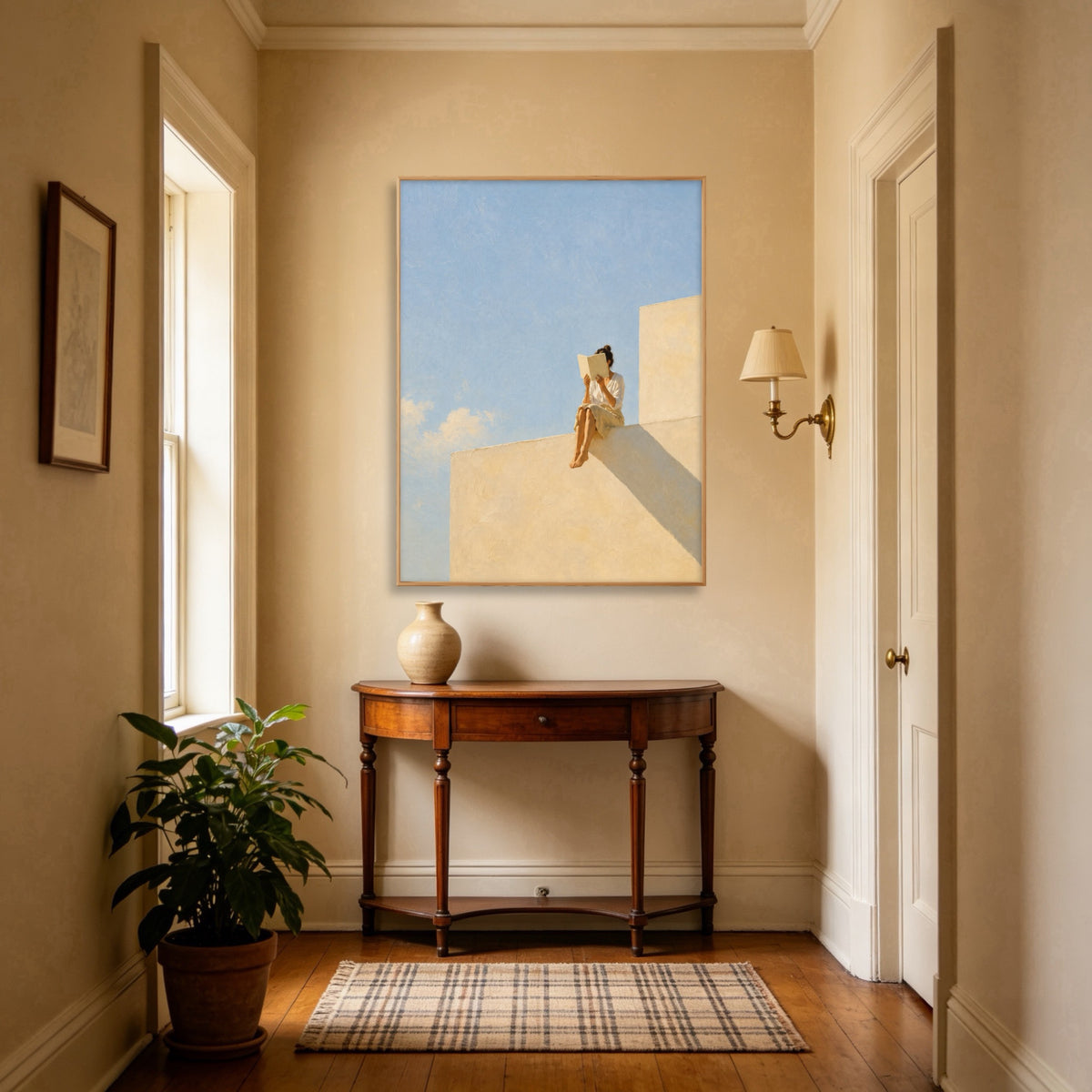 Desert Shadow Figure oil painting view 3