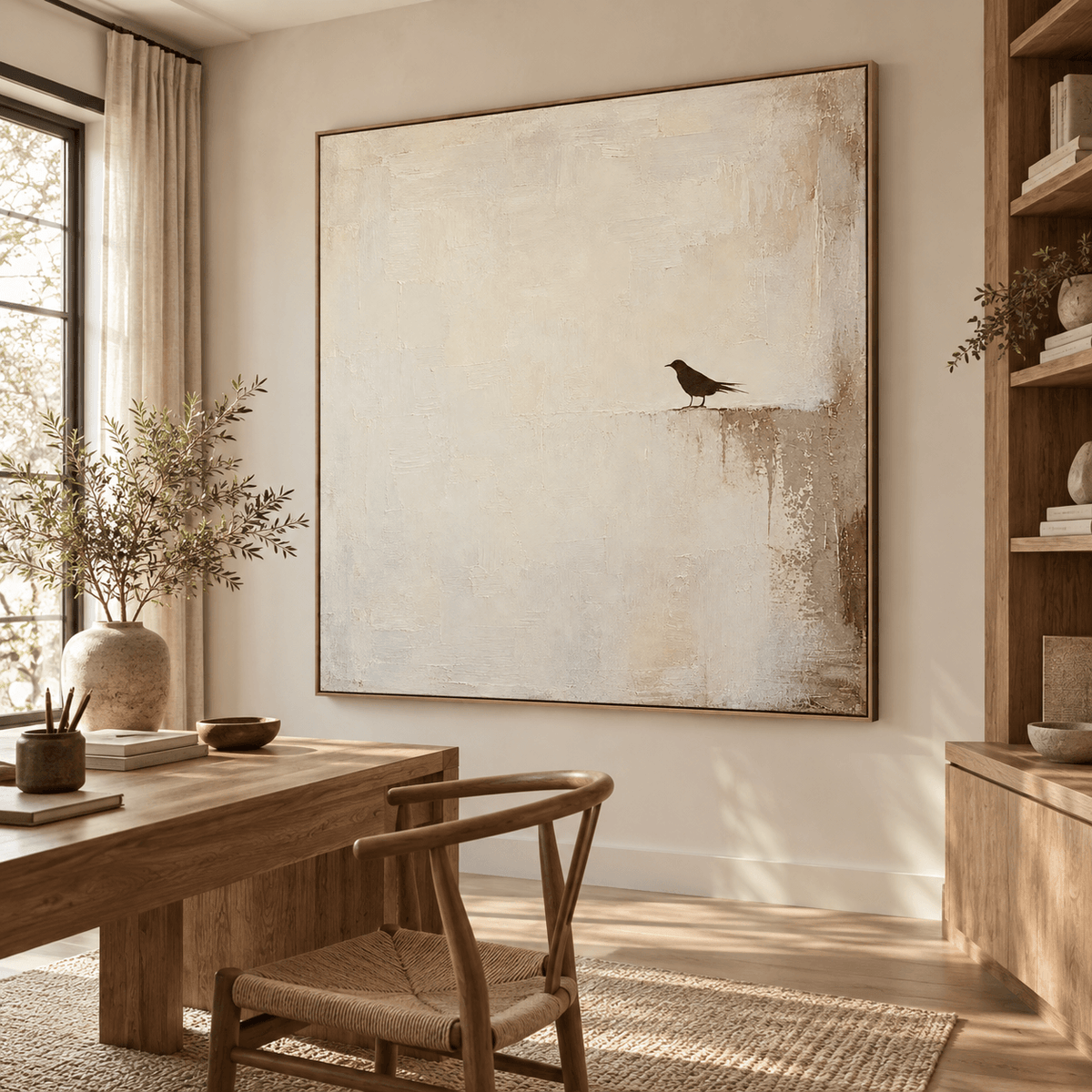 Impressionist Art | Quiet Bird Perch