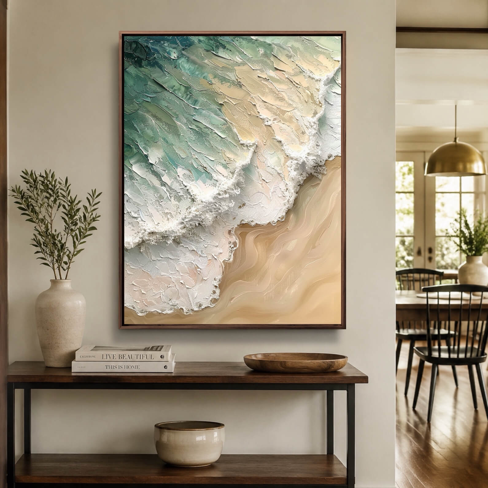 Impressionist Art | Shore Wave Impasto