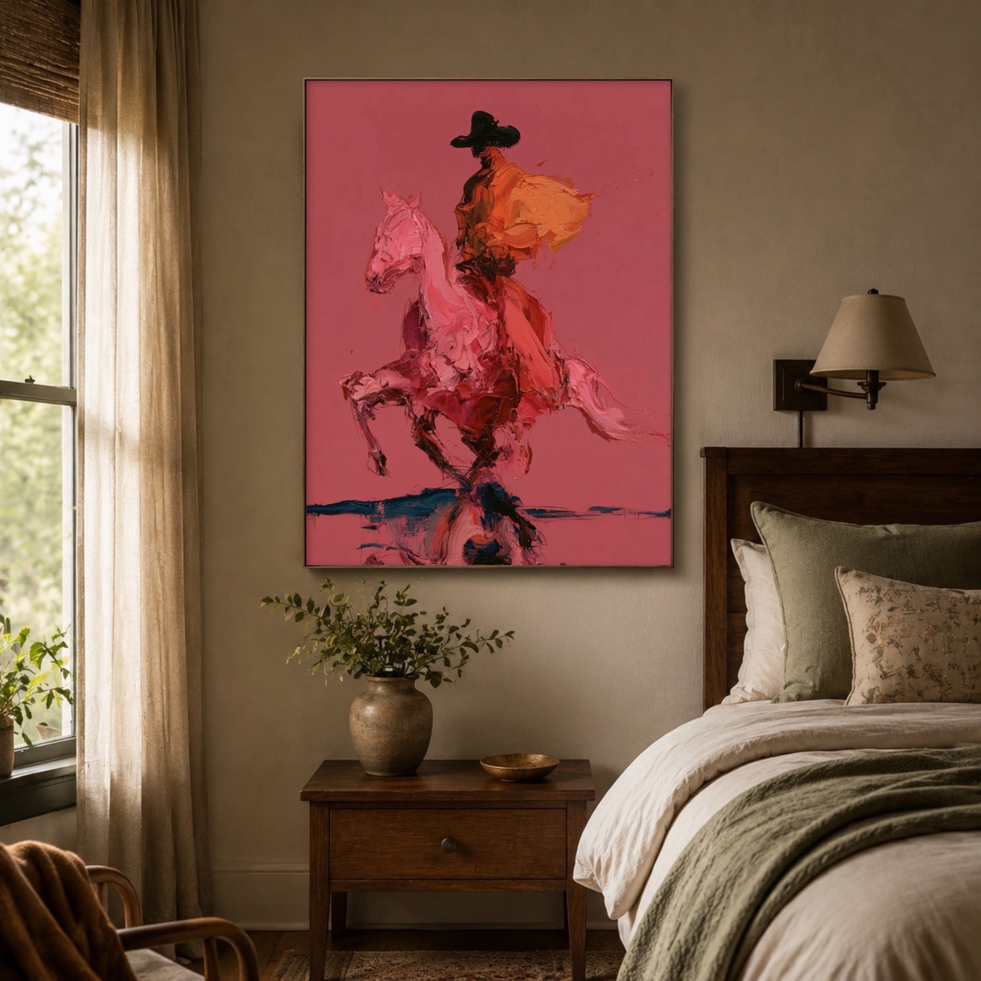 POP ART | Pink Horse Rider