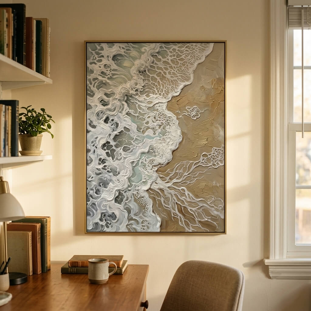 Abstract Art | Foam Shore Textures