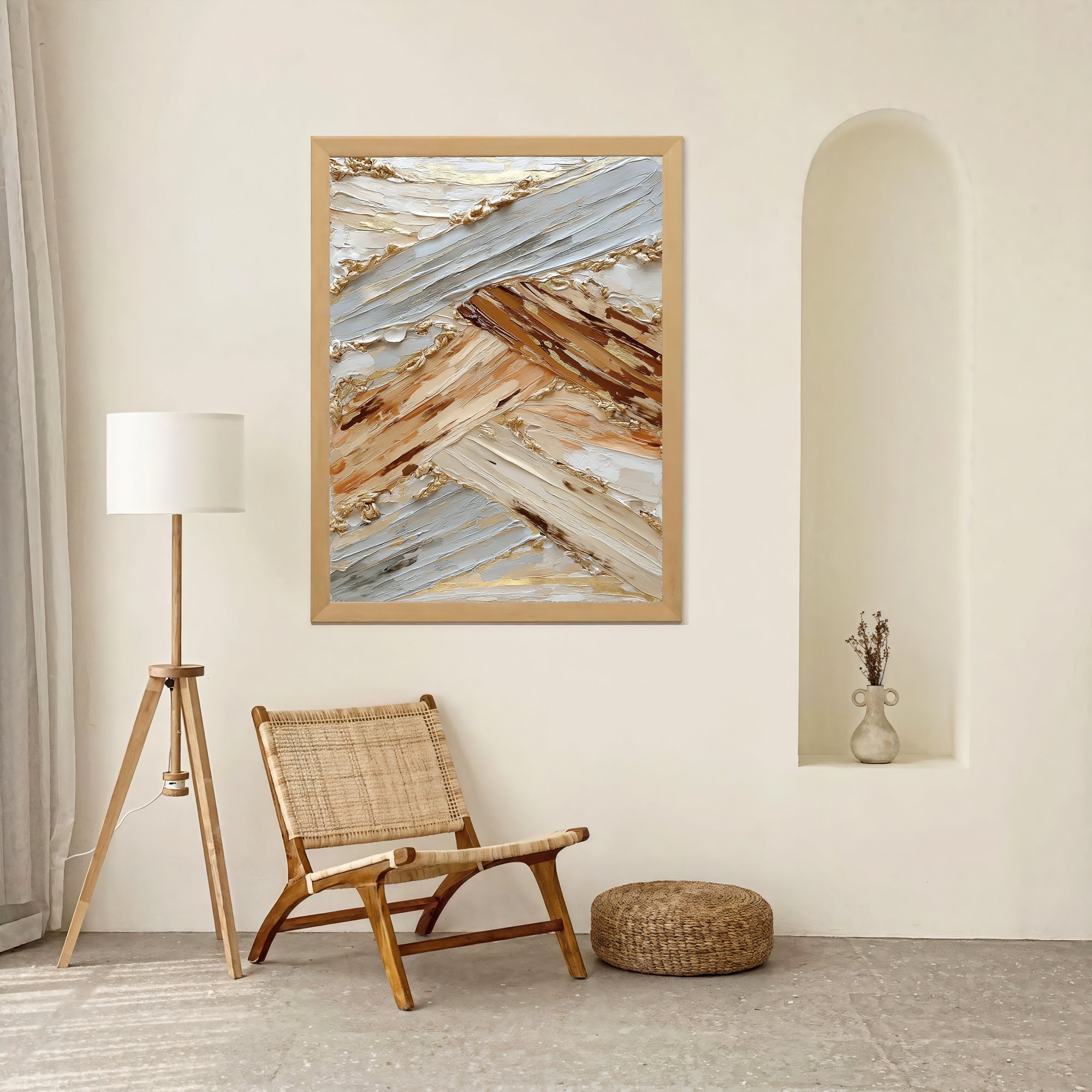 Textured Earthy Crossings | Gilded Hues