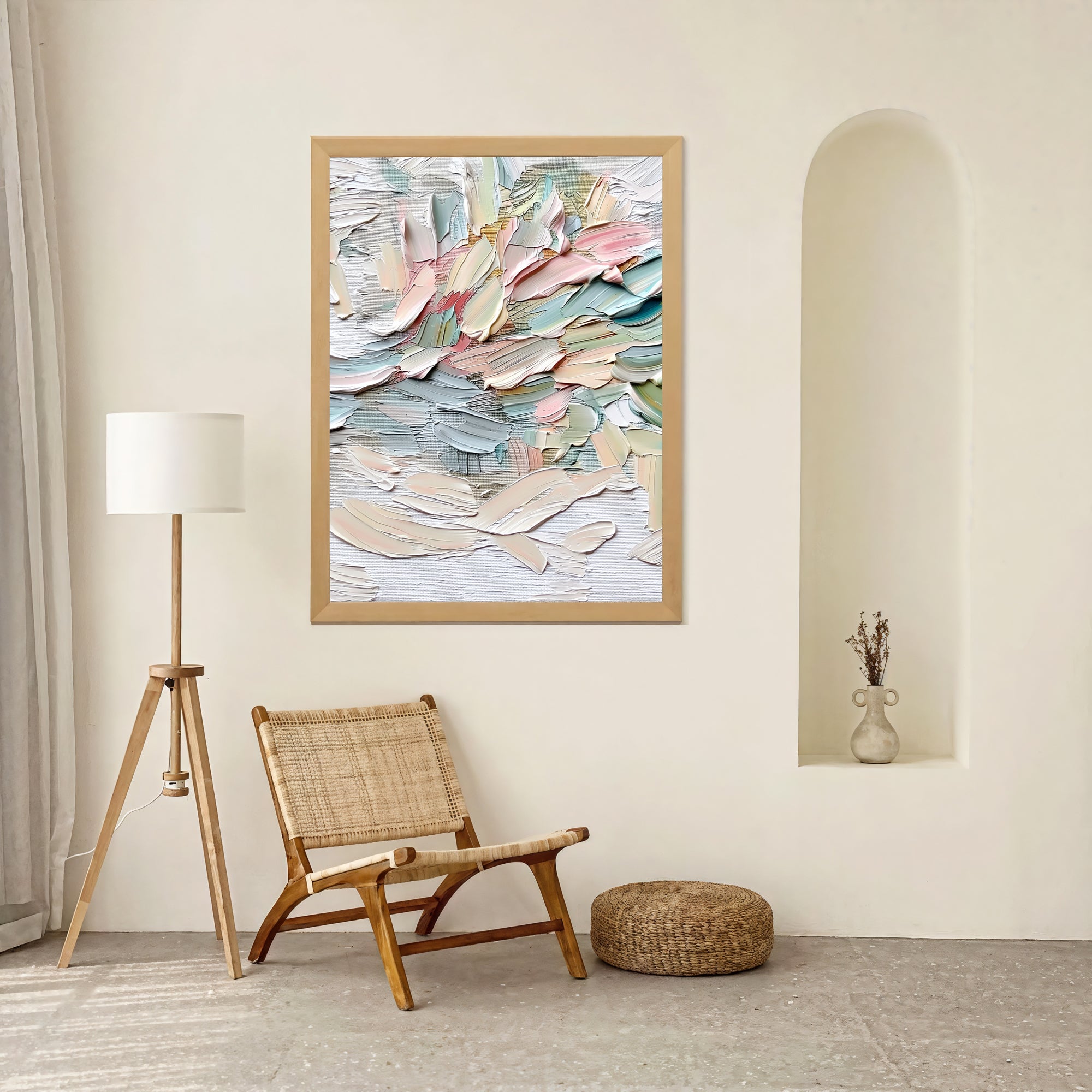 Textured Pastel Swirls | Gentle Hues