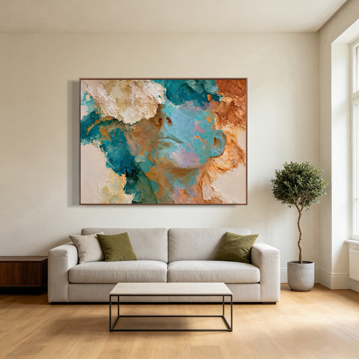Face Toward Daybreak — horizontal portrait art, view 3