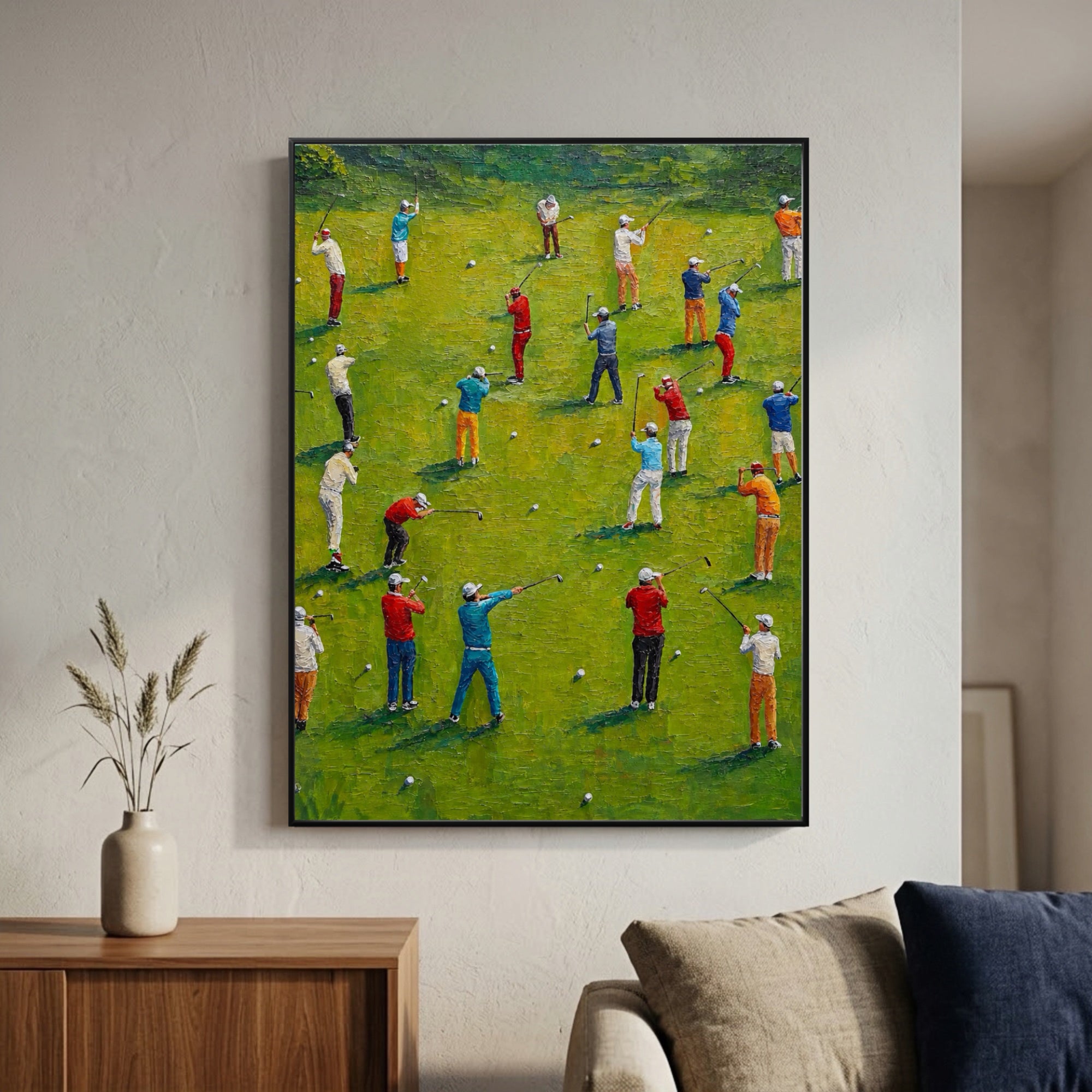 Impressionist Art | Dense Fairway Swings