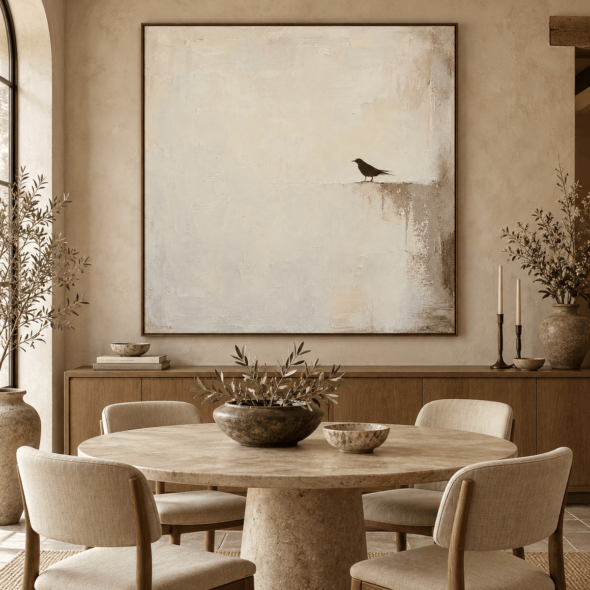 Impressionist Art | Quiet Bird Perch