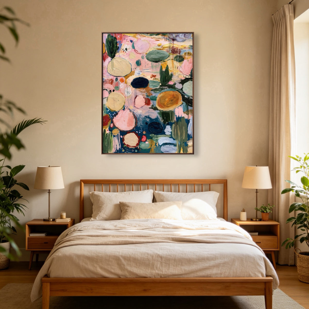 Garden in Motion oil painting room view 4