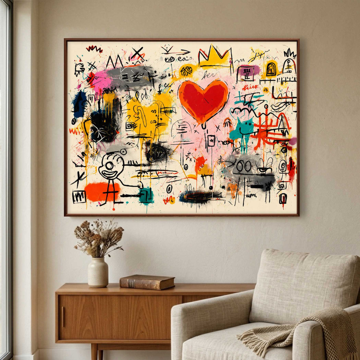 Heart Rules Chaos oil painting view 1