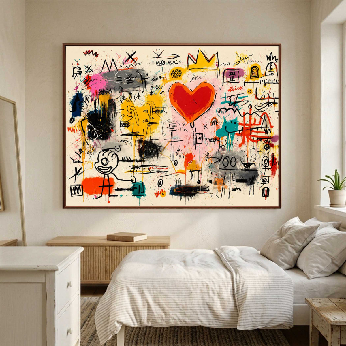 Heart Rules Chaos oil painting view 5