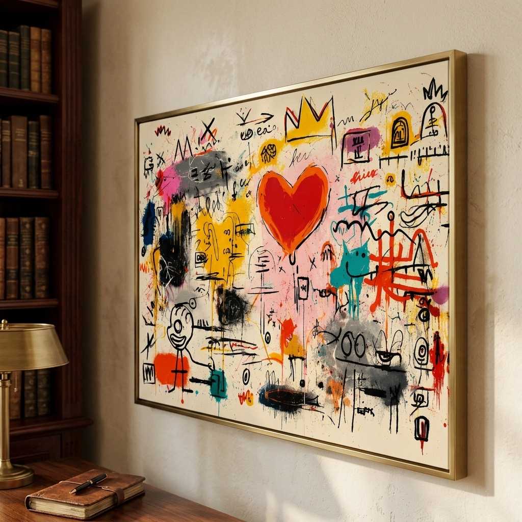 Heart Rules Chaos oil painting view 6