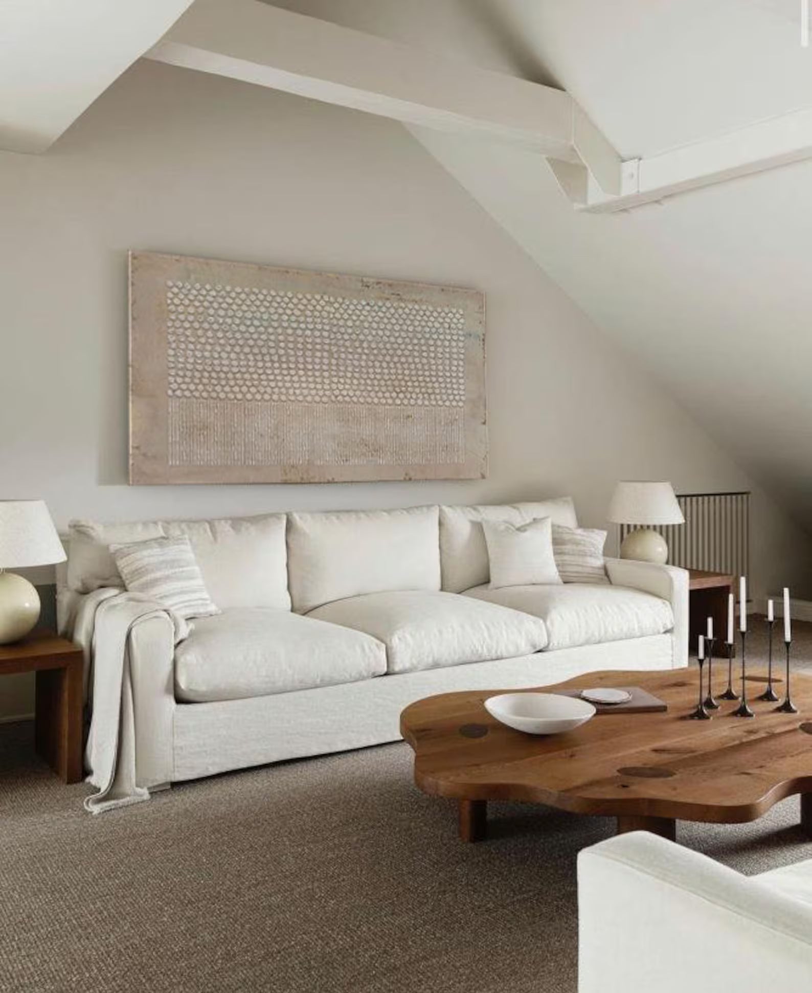 Textured Dot Grid Art | Understated Elegance