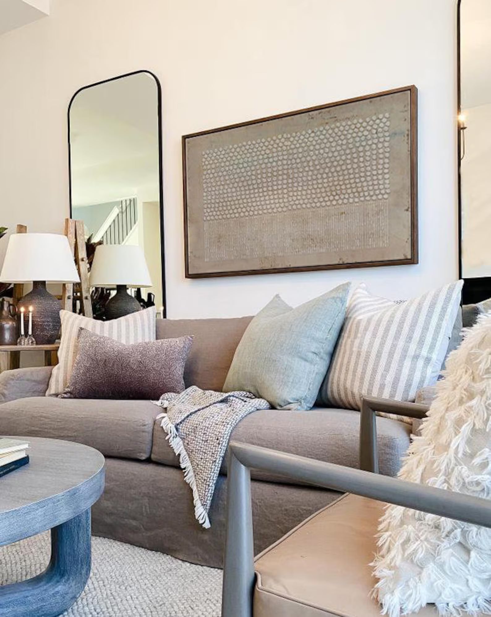 Textured Dot Grid Art | Understated Elegance