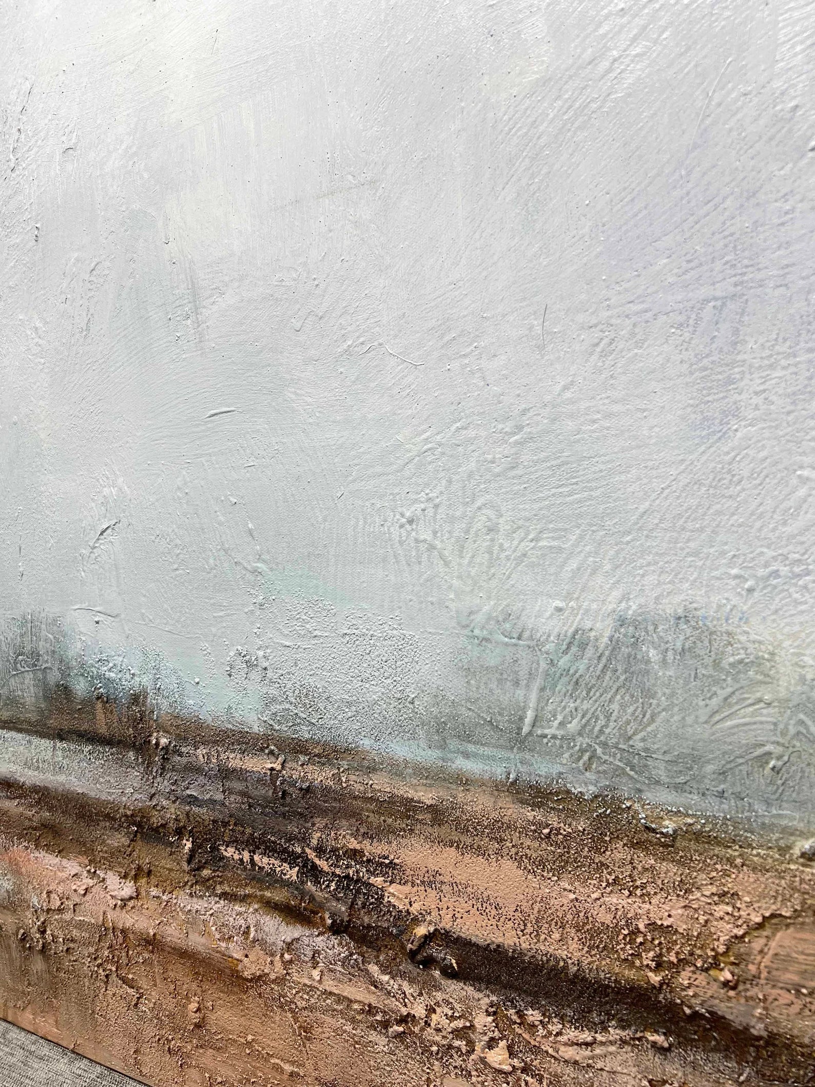 Textured Landscape Serenity | Grey Brown