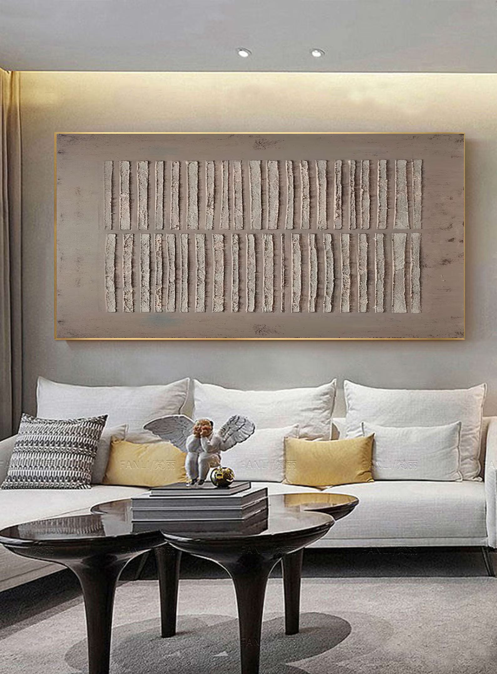 Textured Gray Line Art | Understated Sophistication