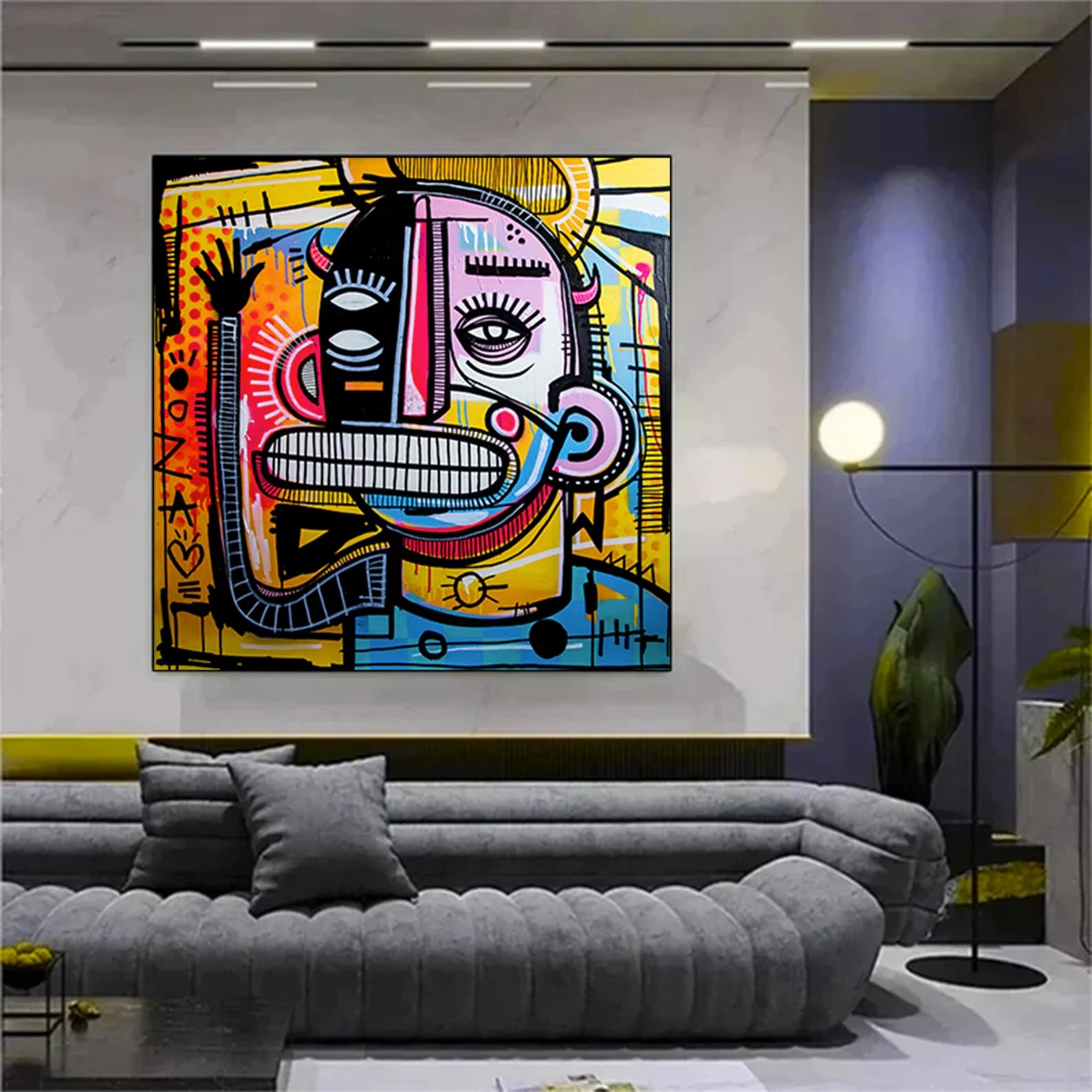Dynamic Abstract Figure | Vivid Palette