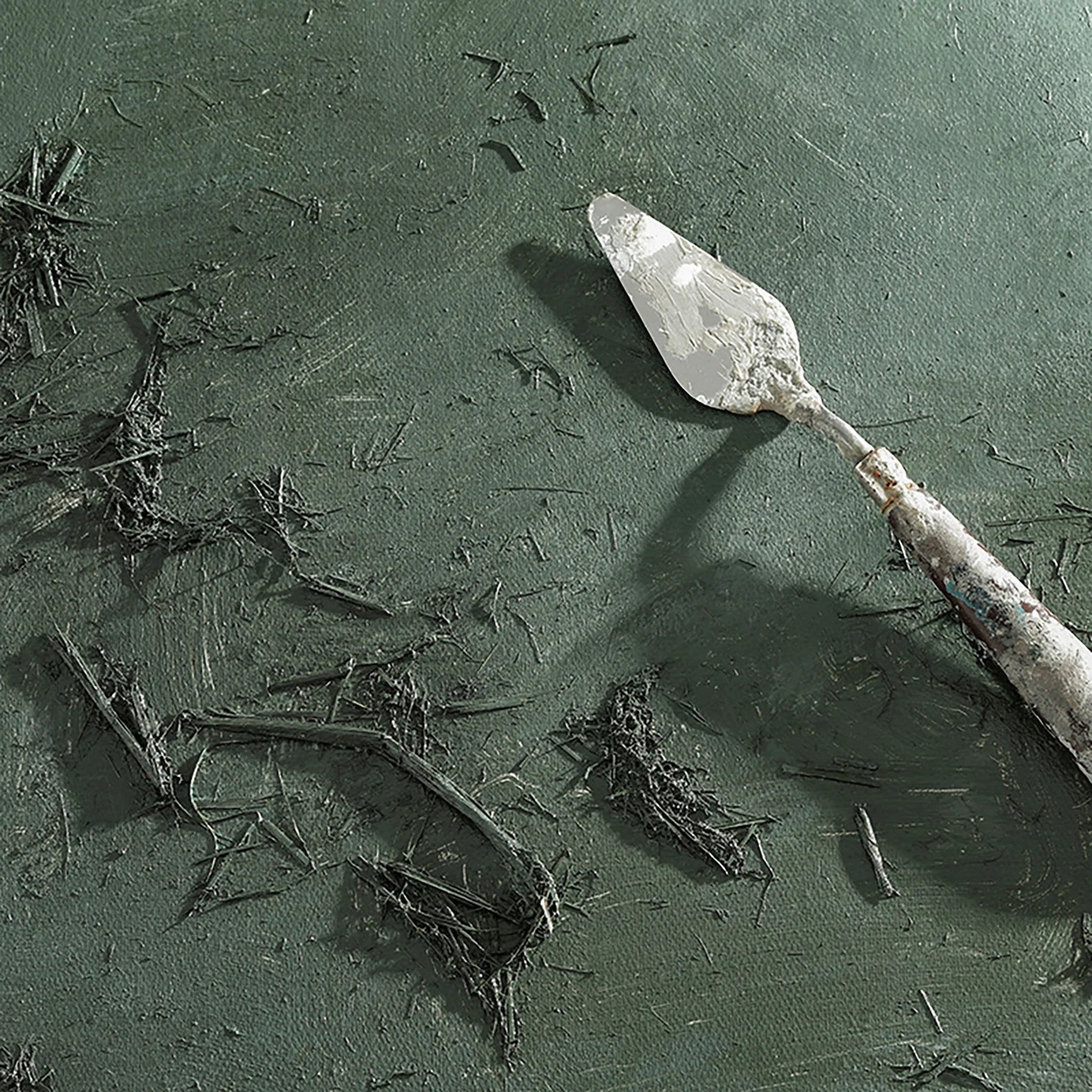 Textured Landscape Serenity | Green Mist