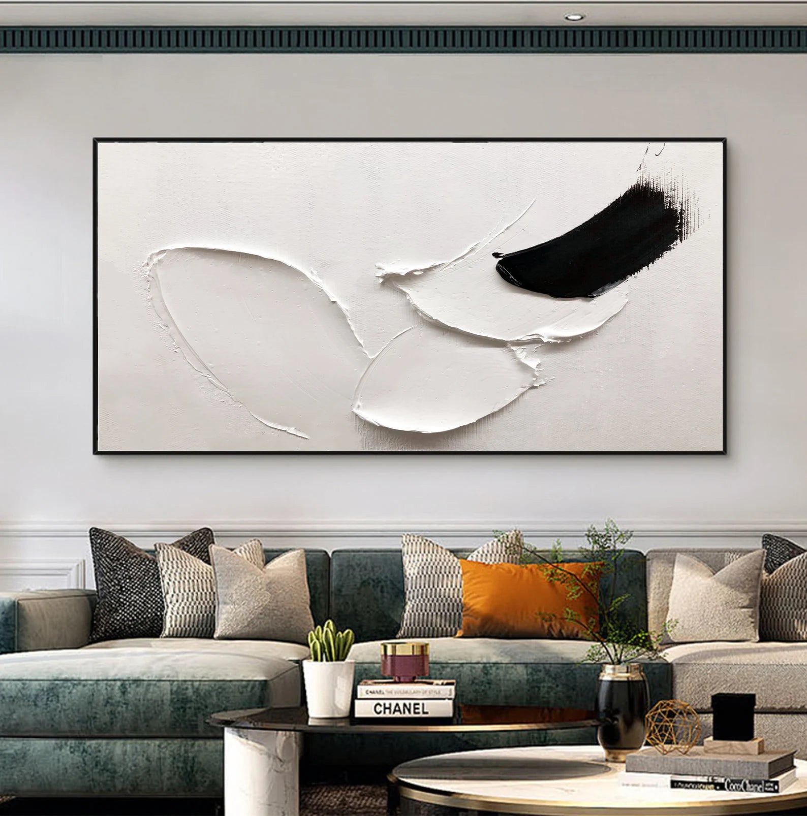 Textured Monochrome Art | Modern Simplicity