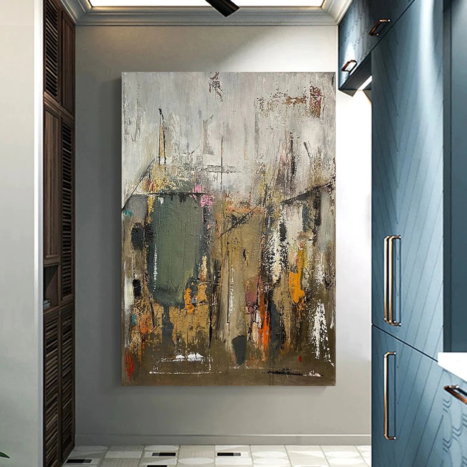 Abstract Urban Texture | Gray Gold