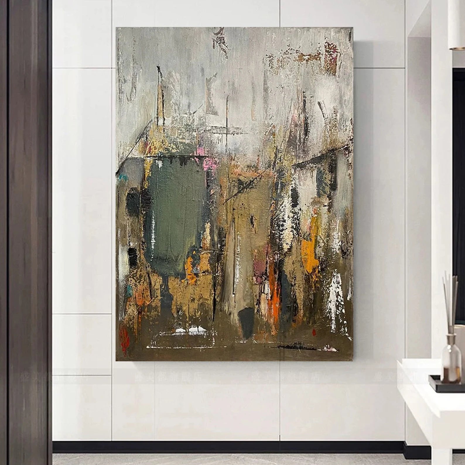 Abstract Urban Texture | Gray Gold