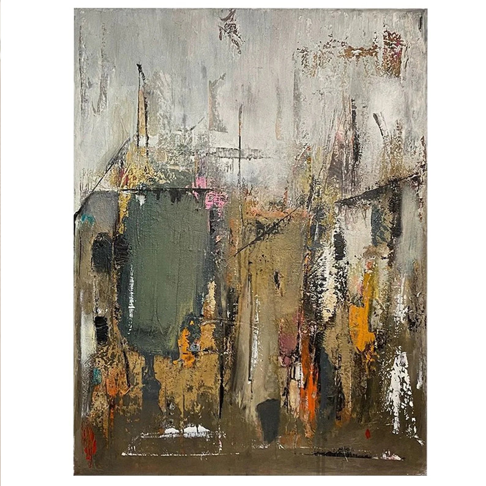 Abstract Urban Texture | Gray Gold