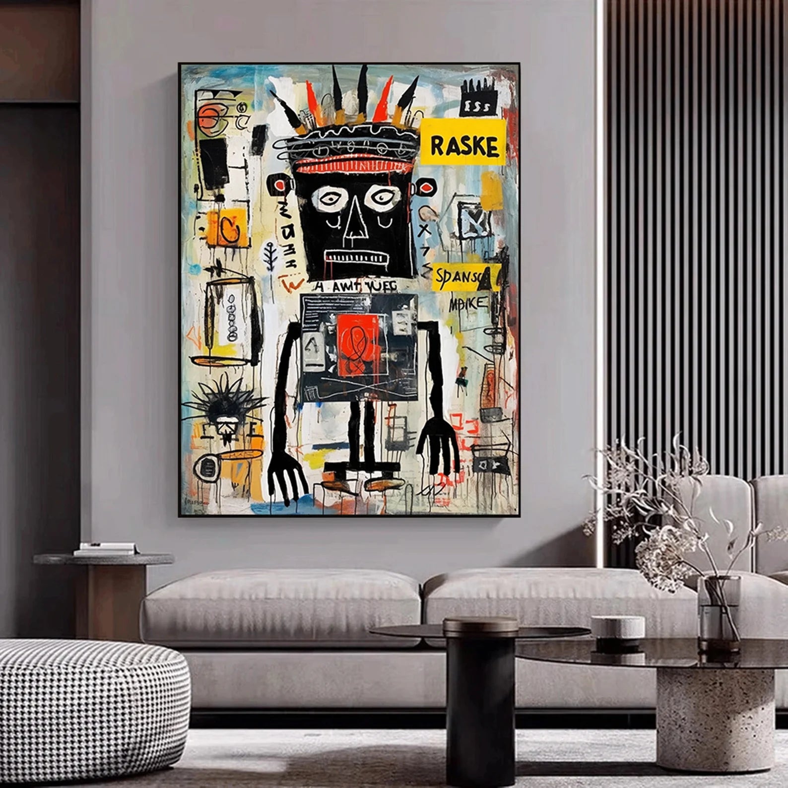 Textured Urban Character | Bold Graffiti