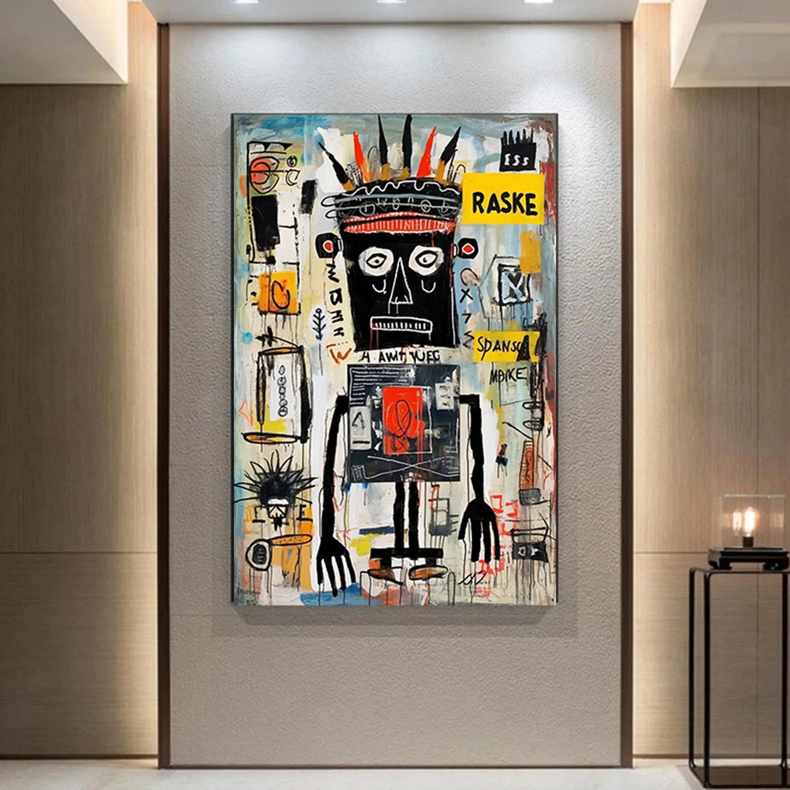 Textured Urban Character | Bold Graffiti