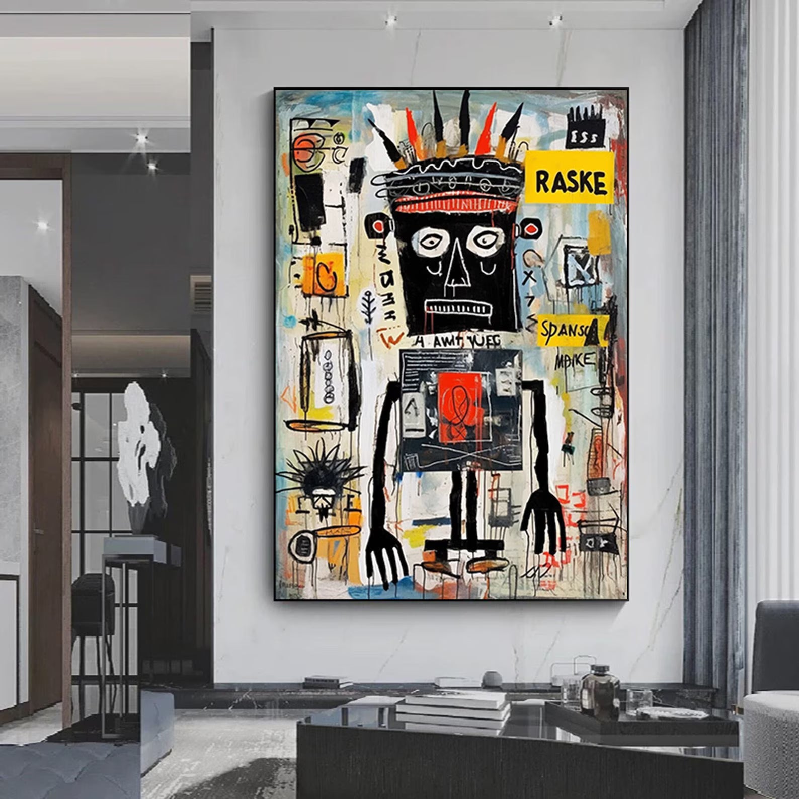 Textured Urban Character | Bold Graffiti