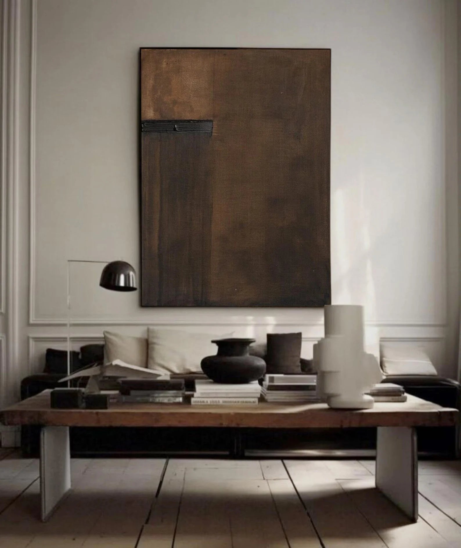 Minimalist Earth-Hued Art | Subtle Grace