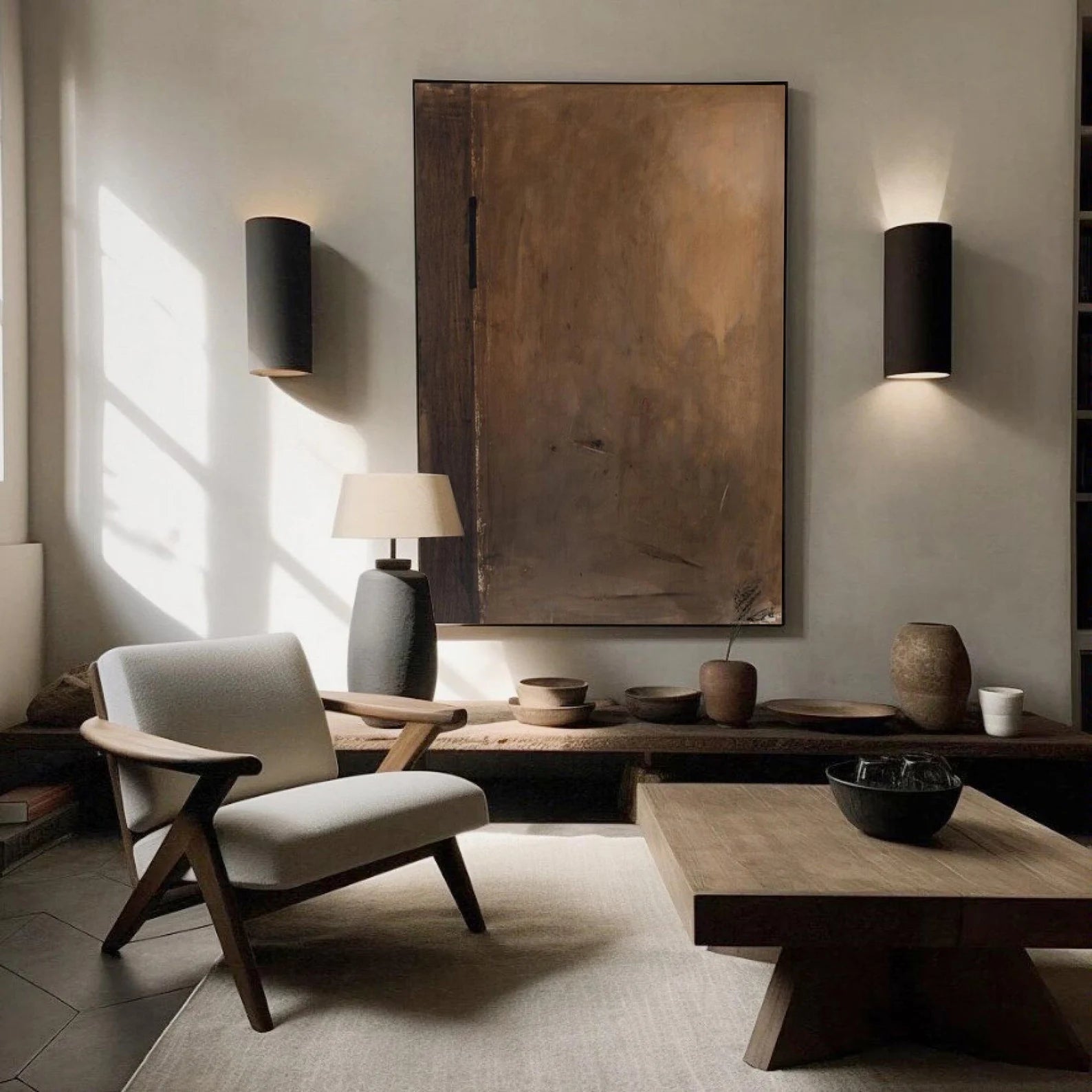 Textured Wood Tone Abstract | Rustic Luxe