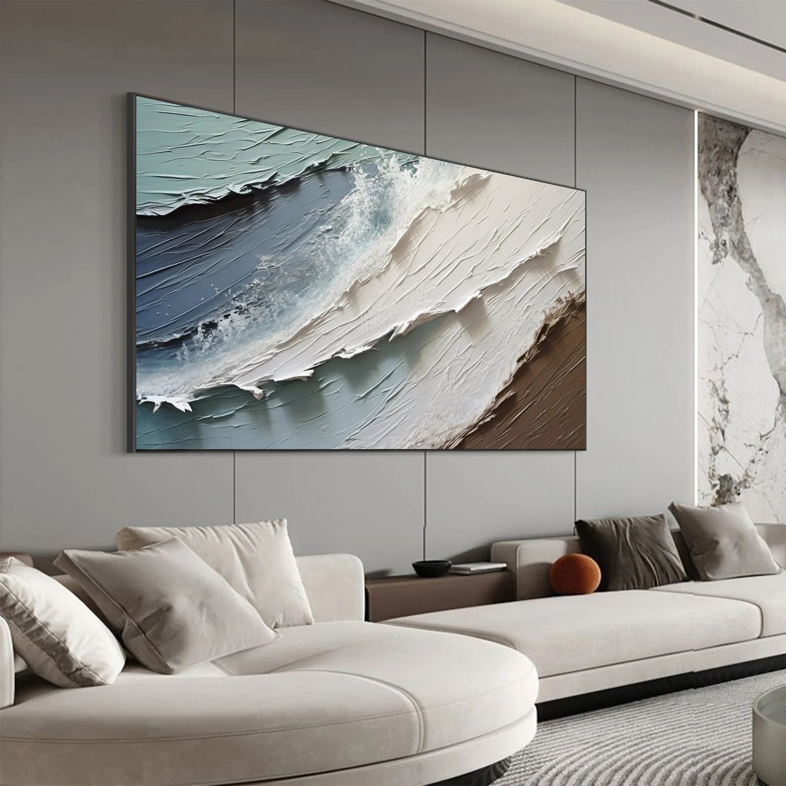 Textured Surf Opulence | Neutral Crest