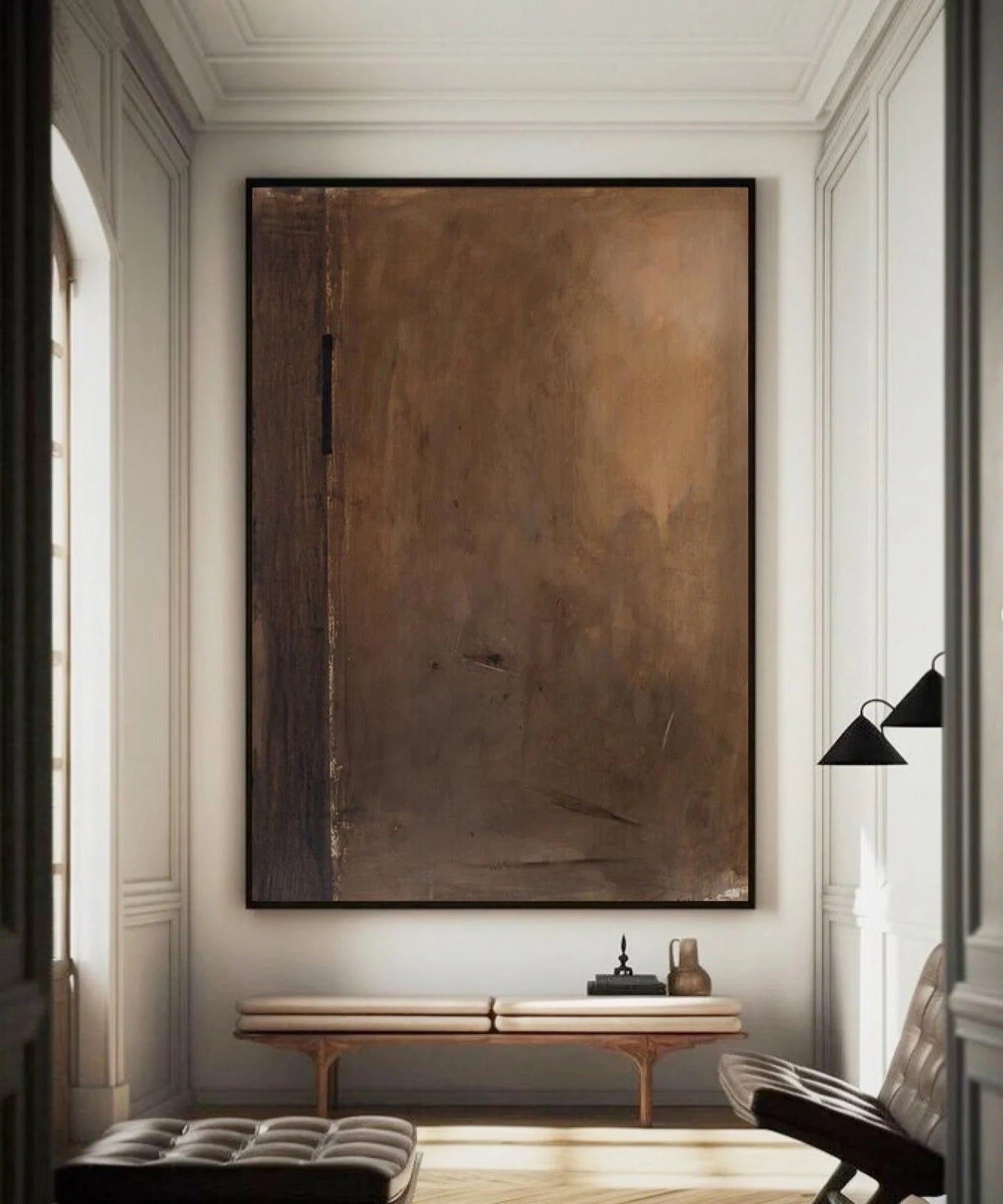 Minimalist Earth-Tone Art | Subtle Refinement