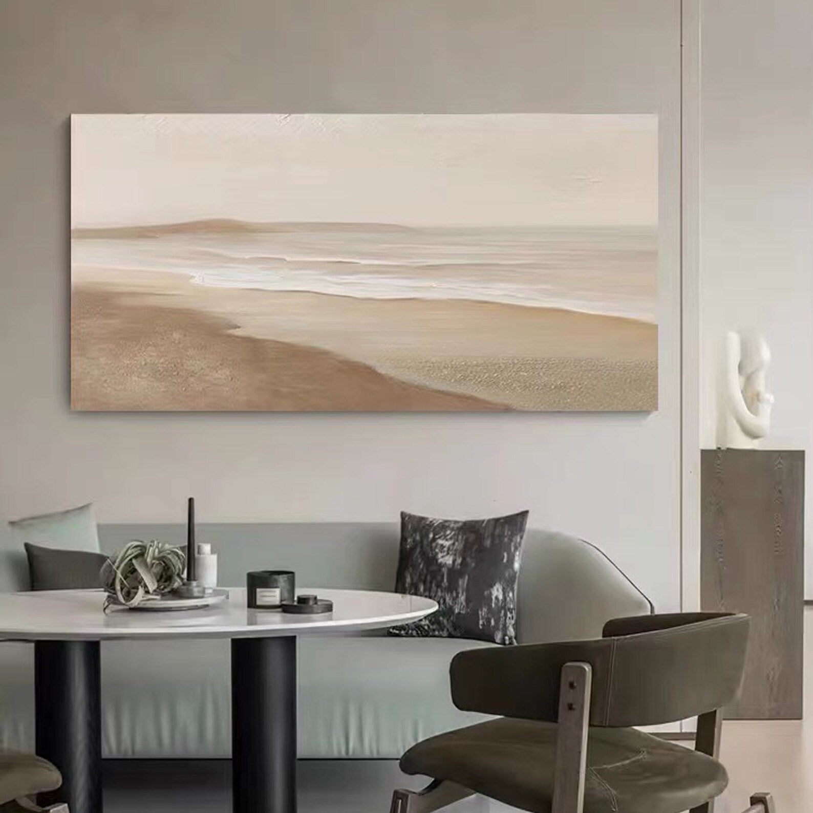 Textured Coastal Opulence | Sanded Vista