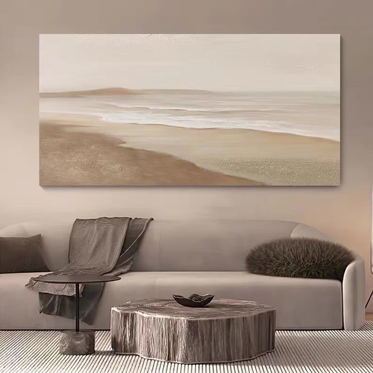 Textured Coastal Opulence | Sanded Vista