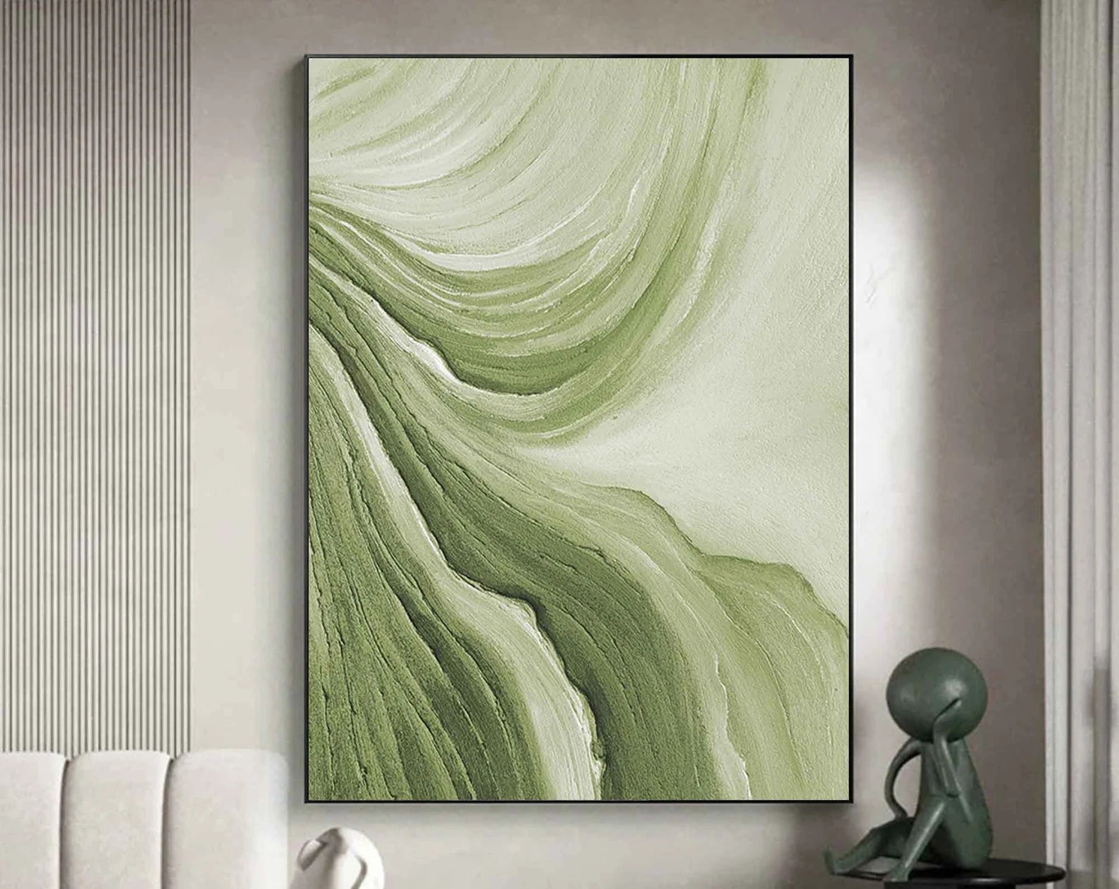 Textured Green Rhythm | Nature Flow