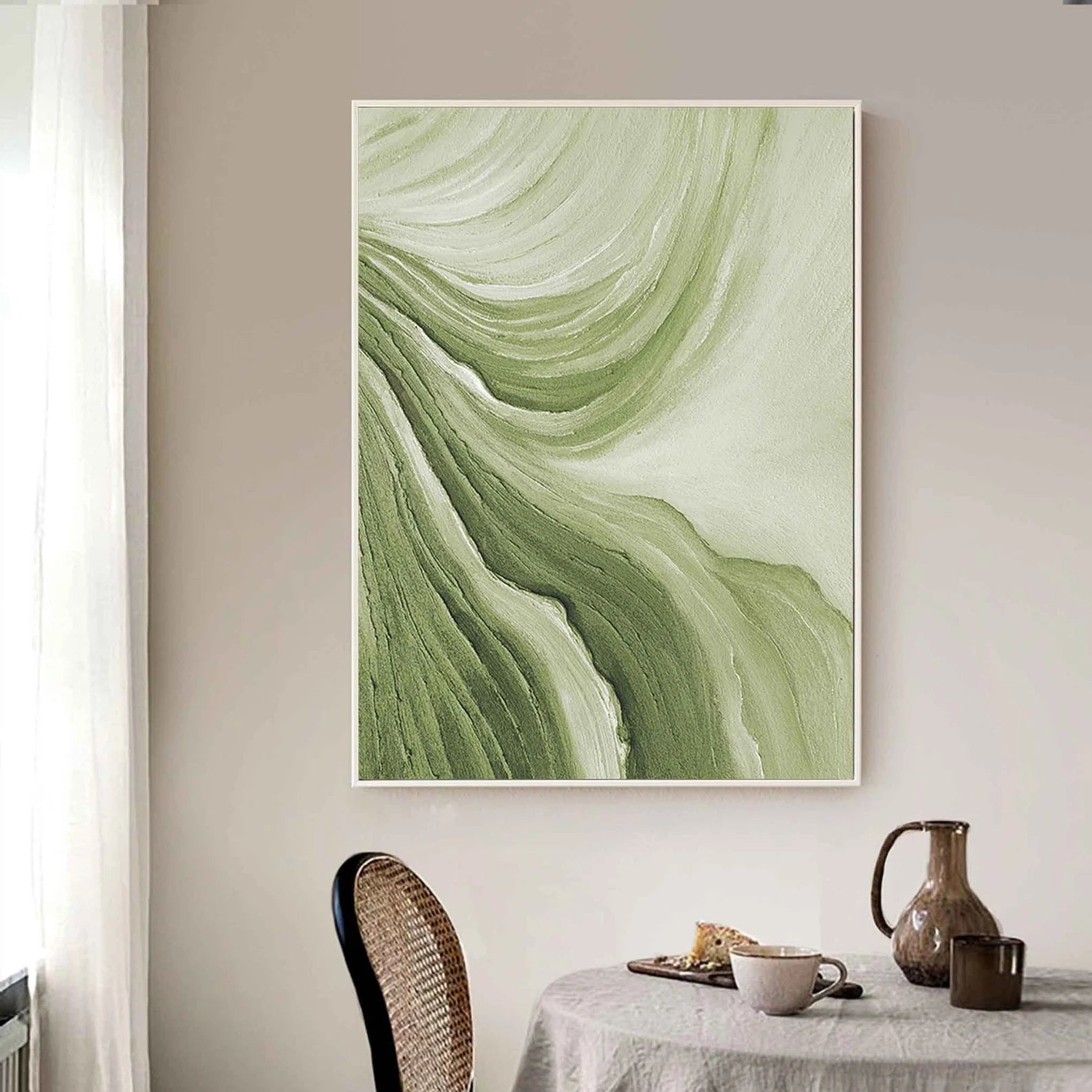 Textured Green Rhythm | Nature Flow