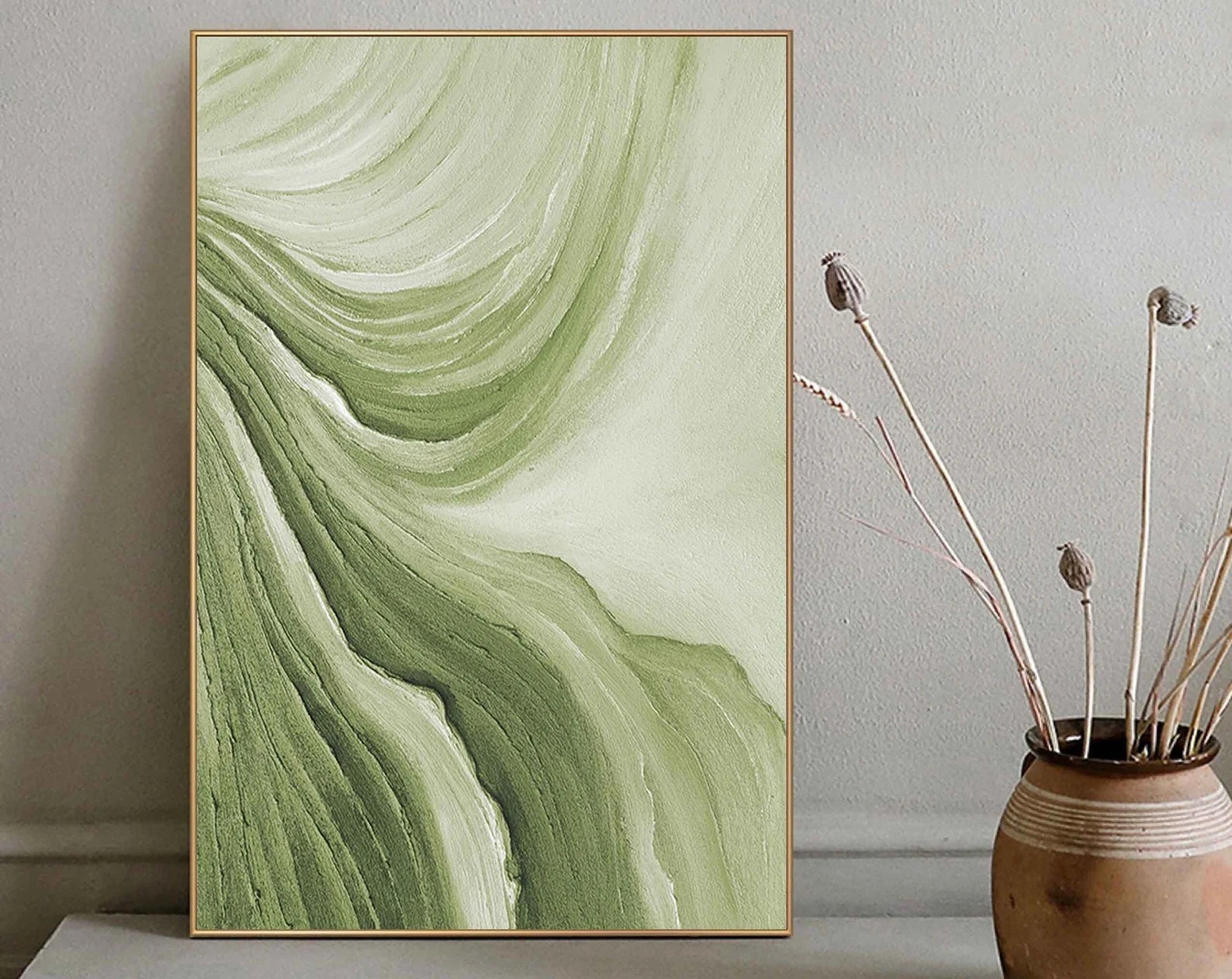 Textured Green Rhythm | Nature Flow