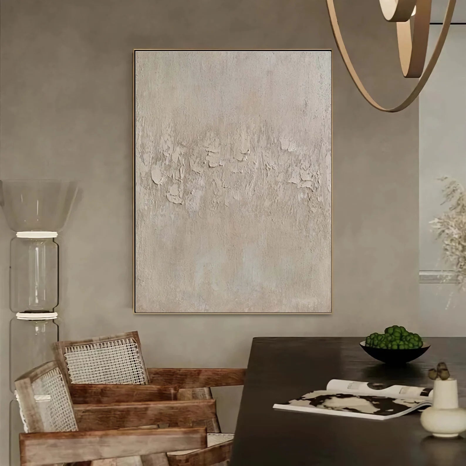 Textured Minimal Opulence | Beige White