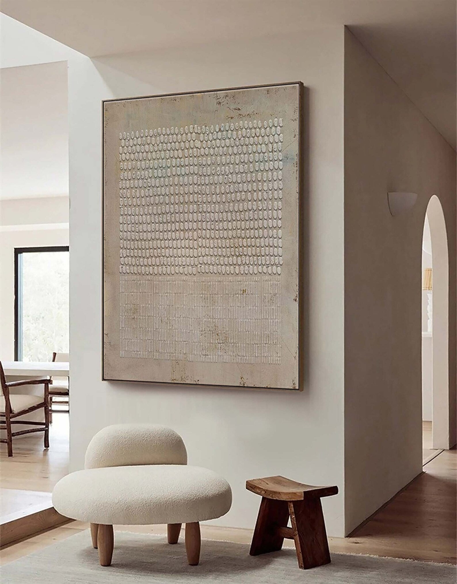 Textured Dot Matrix Art | Subtle Artistry