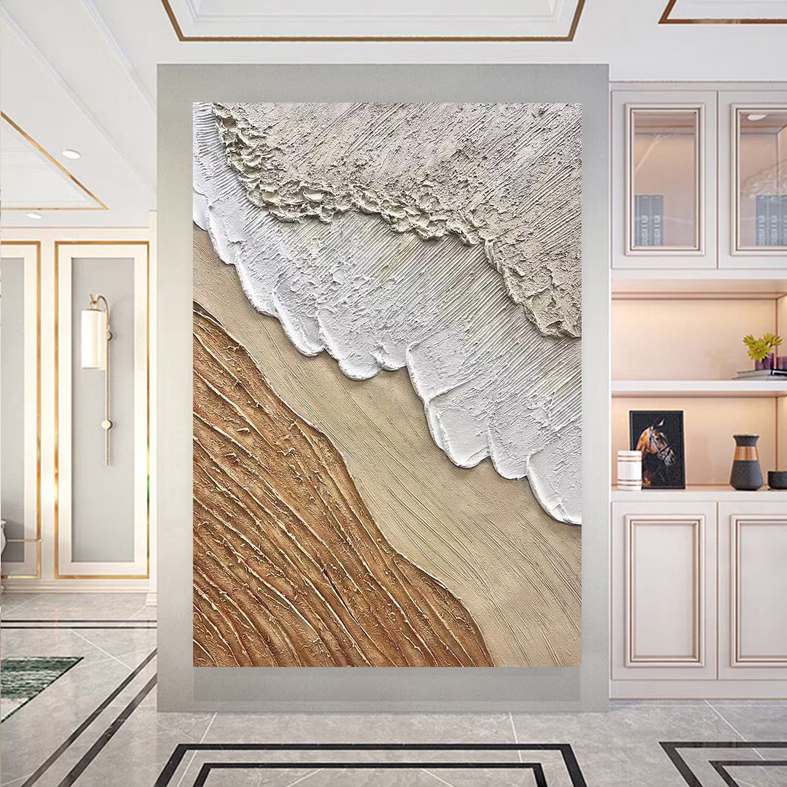 Textured Coastal Luxury | White Gold