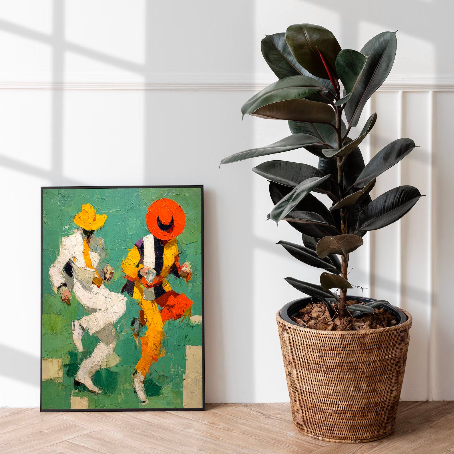 Dancing Cowboys Art | Textured Energy