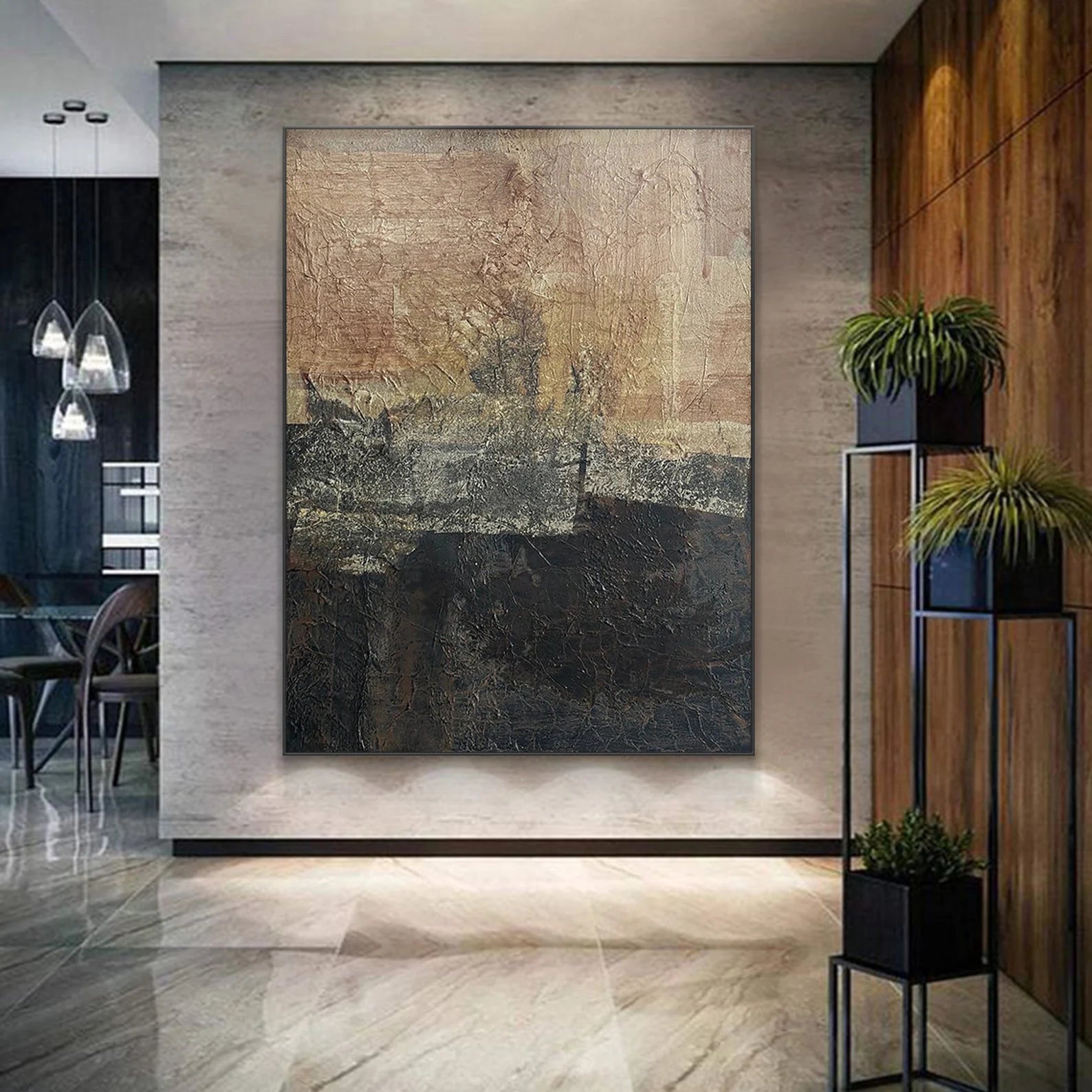 Textured Gradient Boldness | Brown Rhythm