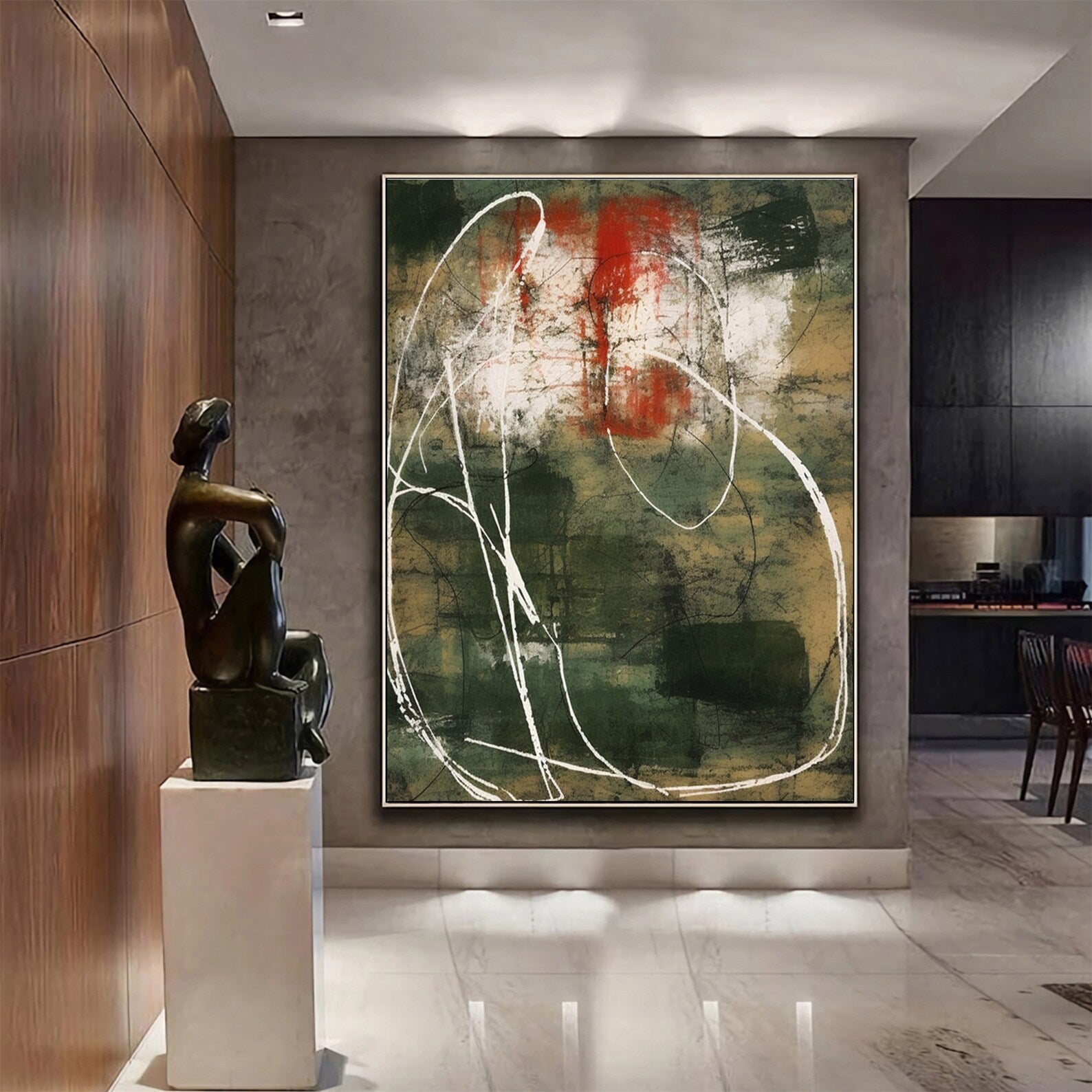 Textured Gestural Opulence | Virid Flourishes