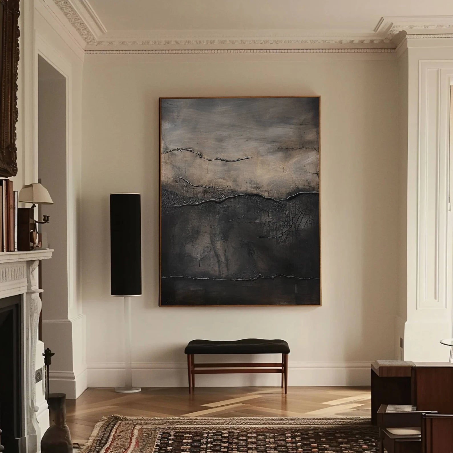 Textured Abstract Art | Moody Depth