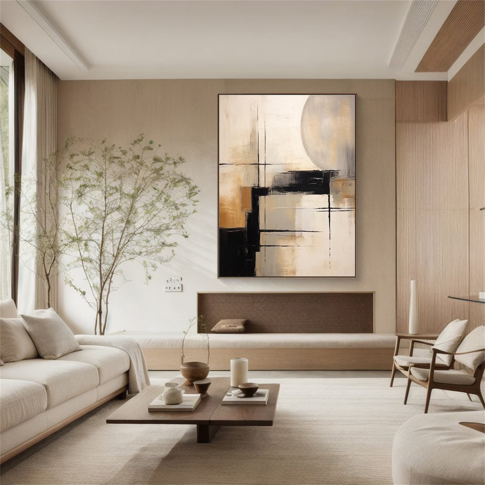 Textured Modern Abstract | Sophisticated Luxe